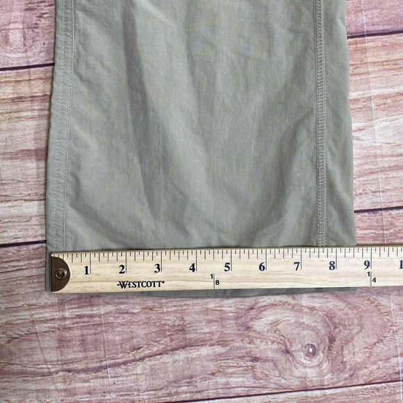 Woman’s The North Face Short/Court Nylon Hiking Pants Size 8 Beige - Picture 6 of 11
